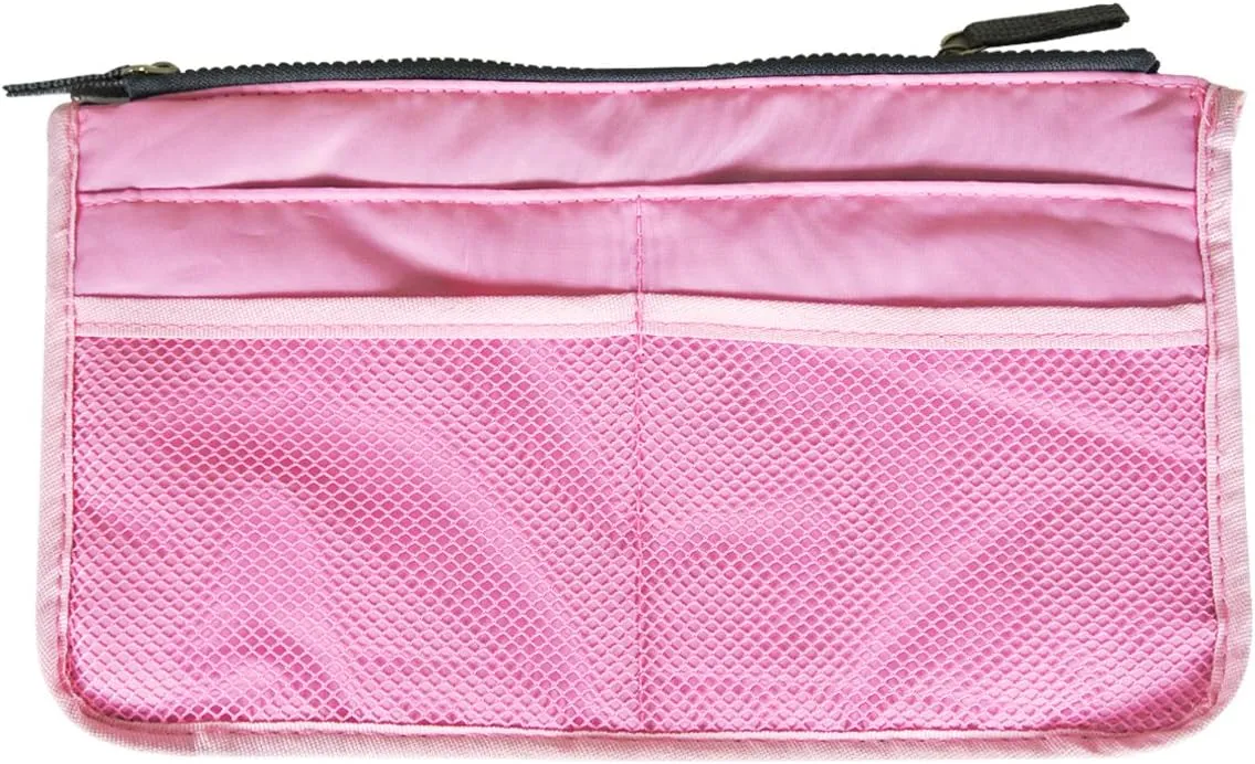 Wrapables® Unisex Bag Insert Organizer, Travel Bag Organizer (Pink)