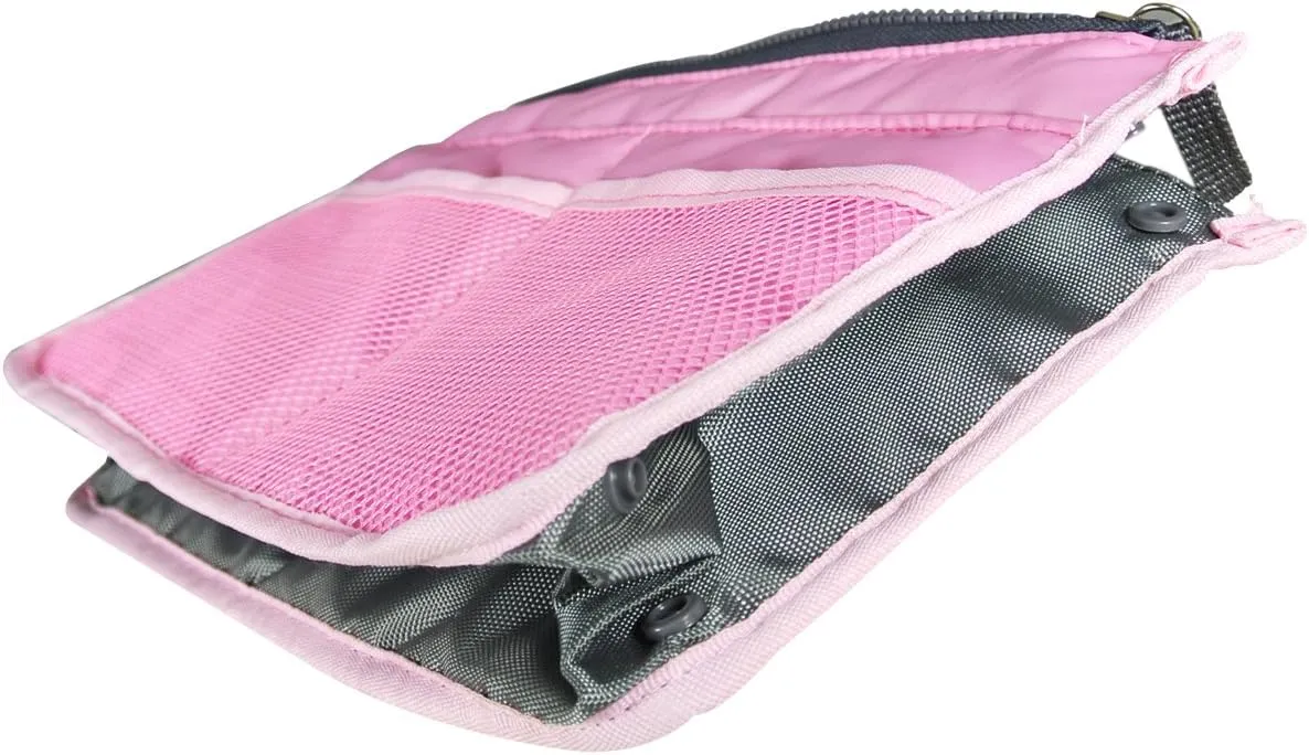 Wrapables® Unisex Bag Insert Organizer, Travel Bag Organizer (Pink)