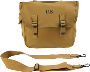 WWII WW2 US M36 Haversack Musette Field Bag Military Back Pack Canvas Khaki