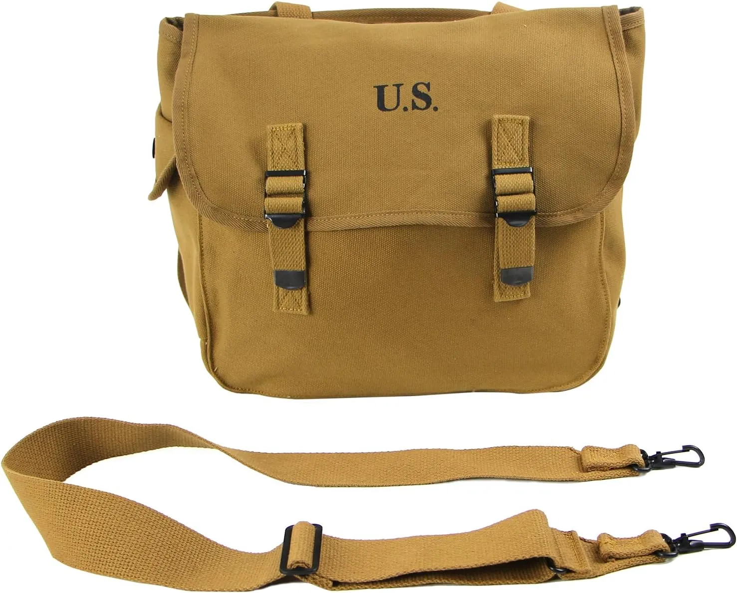 WWII WW2 US M36 Haversack Musette Field Bag Military Back Pack Canvas Khaki