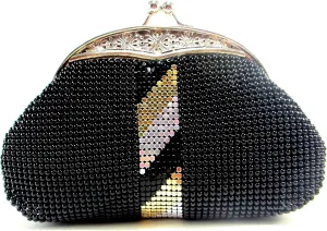 XX-Small Women clutch metal mesh purse for Cocktail Party Prom Wedding Banquet
