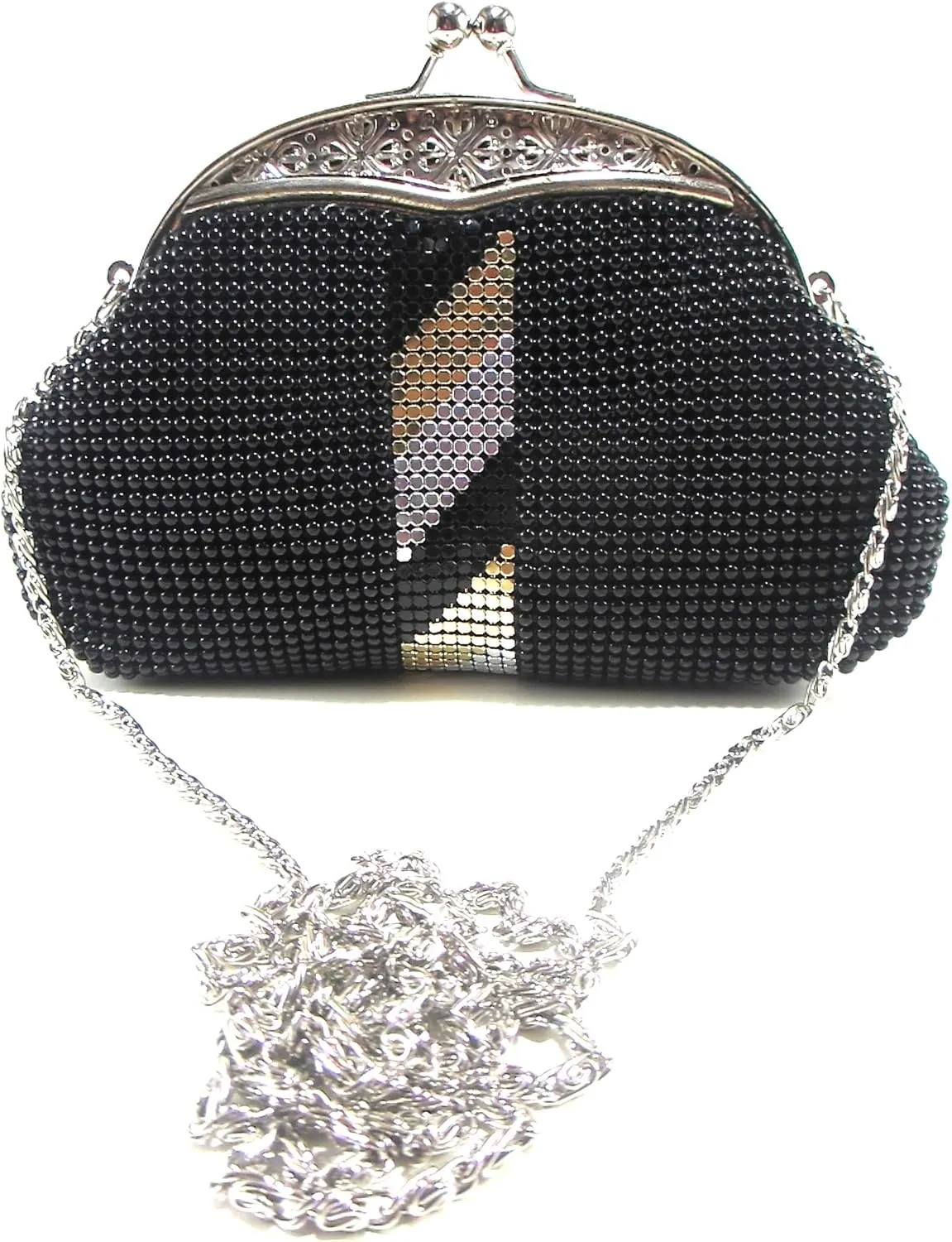 XX-Small Women clutch metal mesh purse for Cocktail Party Prom Wedding Banquet