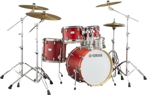 Yamaha Tour Custom Maple 4pc Fusion Shell Pack, Apple Satin