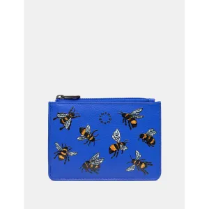Yoshi Sweet Bees Zip Top Leather Purse