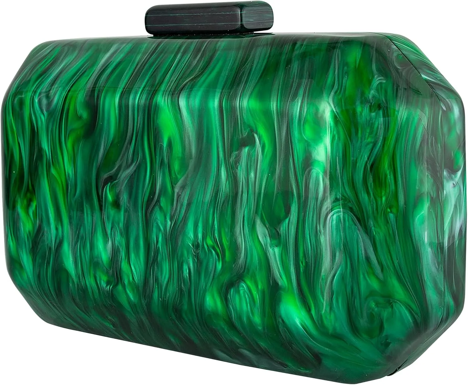 YYW Acrylic Purses Evening Clutch Bag Marbling Handbag for Women Shoulder Bag for Party Wedding Prom