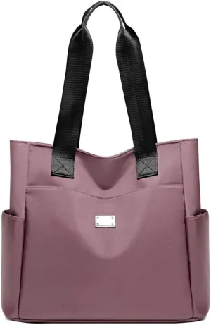 Zcjeaneviln Bag Waterproof, Large Capacity Water Repellent Multi Pocket Oxford Cloth Shoulder Bag, for Commuting, Travel