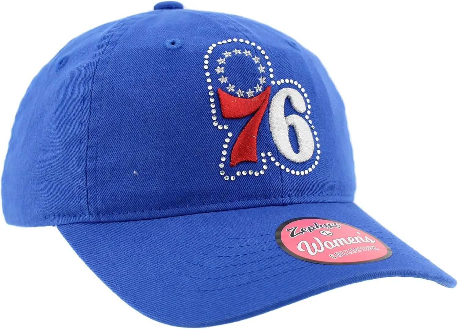 ZHATS NBA Officially Licensed Women's Adjustable Hat Girlfriend Sparkle, Team Color