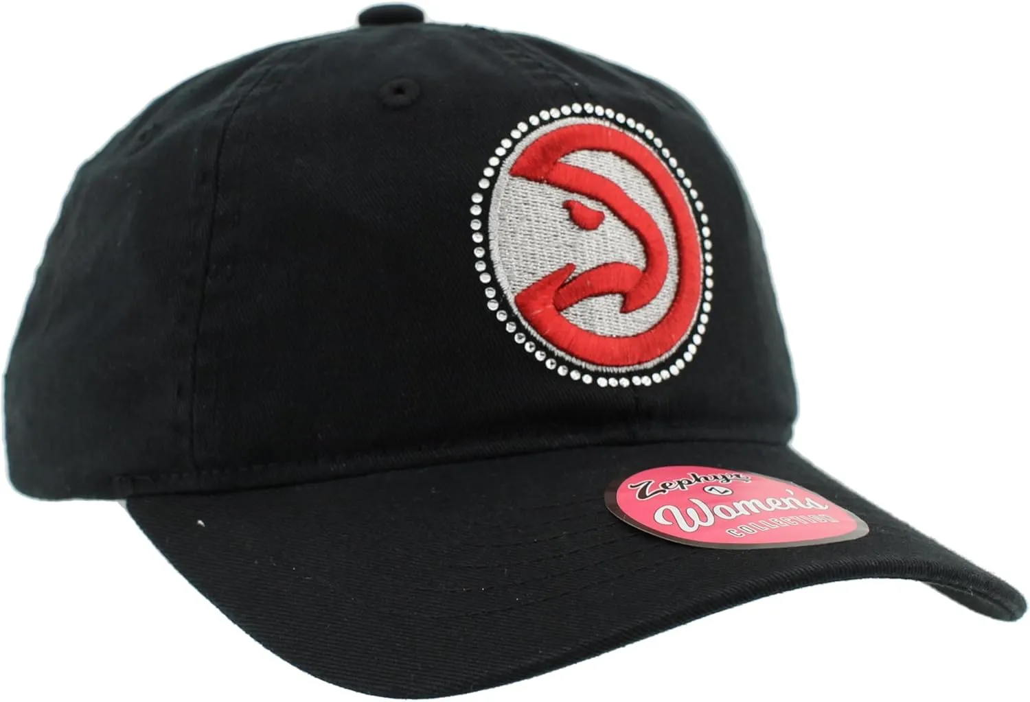 ZHATS NBA Officially Licensed Women's Adjustable Hat Girlfriend Sparkle, Team Color