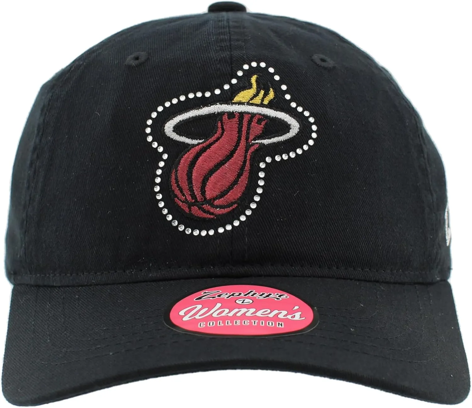 ZHATS NBA Officially Licensed Women's Adjustable Hat Girlfriend Sparkle, Team Color