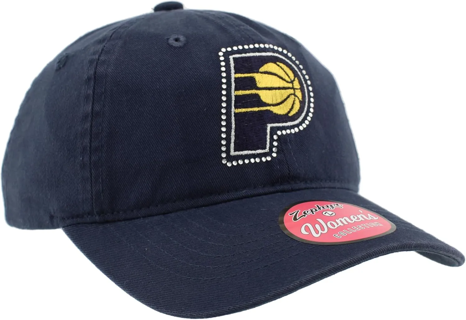 ZHATS NBA Officially Licensed Women's Adjustable Hat Girlfriend Sparkle, Team Color