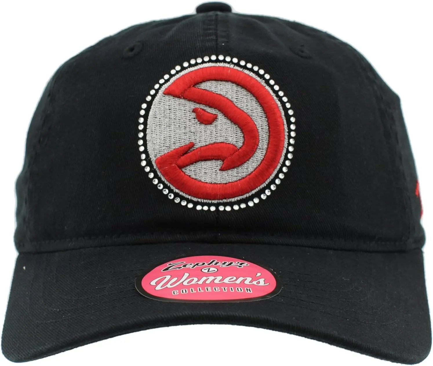 ZHATS NBA Officially Licensed Women's Adjustable Hat Girlfriend Sparkle, Team Color