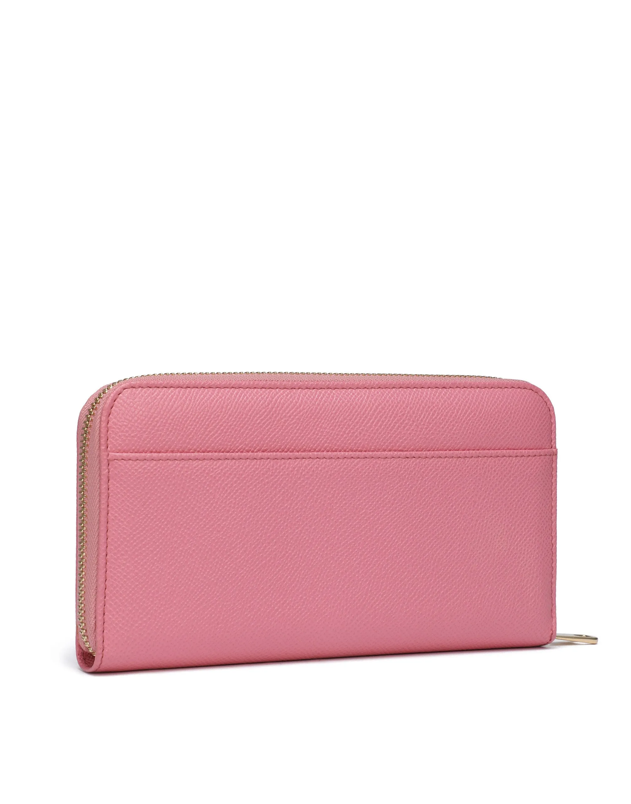 Zip-around dauphine calfskin wallet